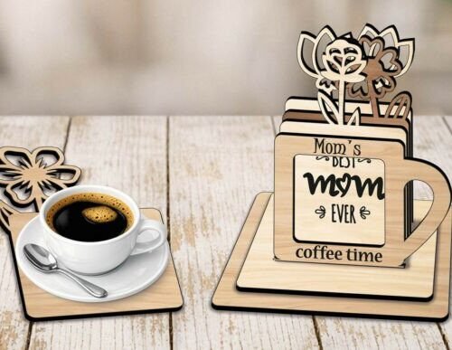 Mothers Day Gift Coffee Coasters 145357318 Creativo Digital